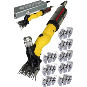 Schutzenger Güçlendirilmiş Adaptörlü Yeni Nesil Koyun Kırkma Makinesi +9 Tarak + 9 Bıçak Beiyuan Bıçak Hediye Adaptörlü9