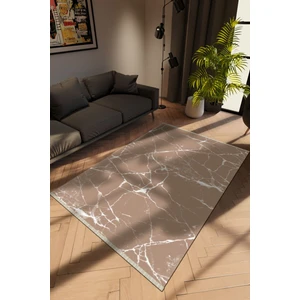 Modern Vizon Dijital Baskı Halı Kaydırmaz Ince Yıkanabilir