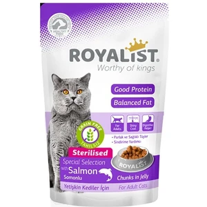 Sterilised Somonlu Kısırlaştırılmış Yetişkin Kedi Konservesi 85 gr