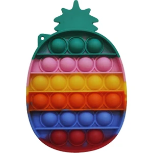 Pop It Popit Toys - Orjinal Stres Giderici Duyusal ve Zeka Gelişim Oyuncağı (Ananas Modeli