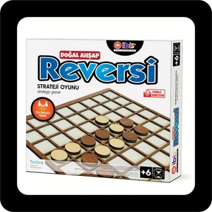 Eğitici Geliştirici Doğal Ahşap Reversi Strateji Zeka Oyunu