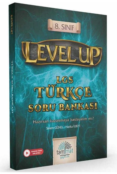 Tammat Yayıncılık 8. Sınıf LGS Türkçe Level Up Soru Bankası