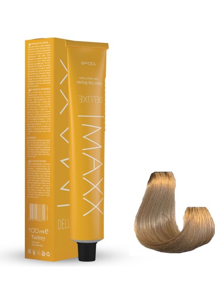 Deluxe Tüp Boya 9.0 Sarı 60 ml x 3 Adet + Sıvı Oksidan 3 Adet