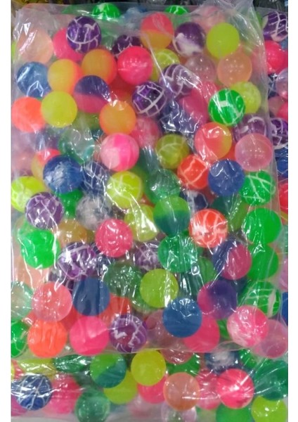 Renkli Zıplayan Top,otomat Topu 27ML