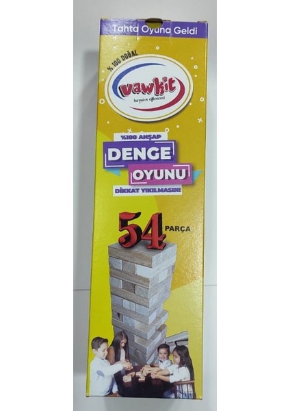 Ahşap Oyuncak Cenga Denge Oyunu