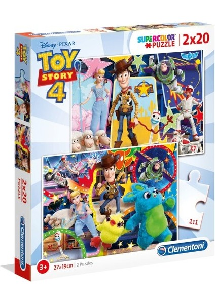 24761 Toy Story4 2X20 Puzzle-Clementoni