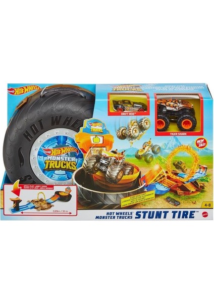 GVK48 Hot Wheels Monster Trucks Akrobasi Tekerleği Oyun Seti