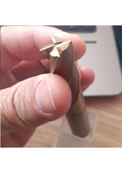 16 mm Hss Freze Ucu Cnc 4 Fülüt Titanium Oyma Delme Kesici Uç fiyatları
