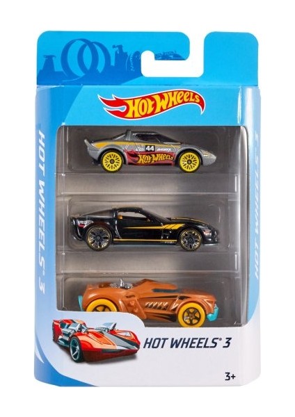 Hot Wheels 3'lü Araba Seti