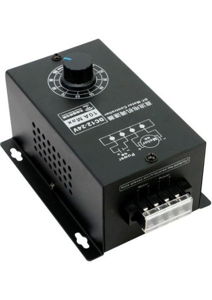 Kumandalı 10A Dc Motor Sürücü Pwm Dc 12-24V