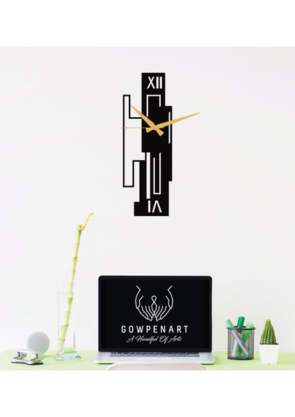 Gowpenart Pearl Metal Siyah Duvar Saati 1,5 mm Kalınlık fiyatları
