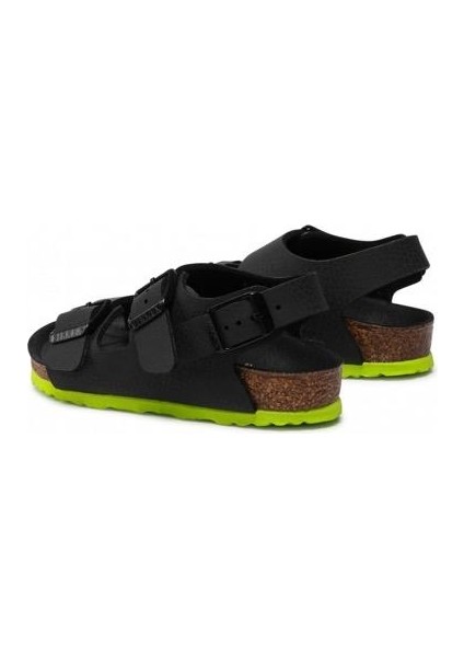 Milano Kids Bf Black Lime Siyah Erkek Çocuk Sandalet