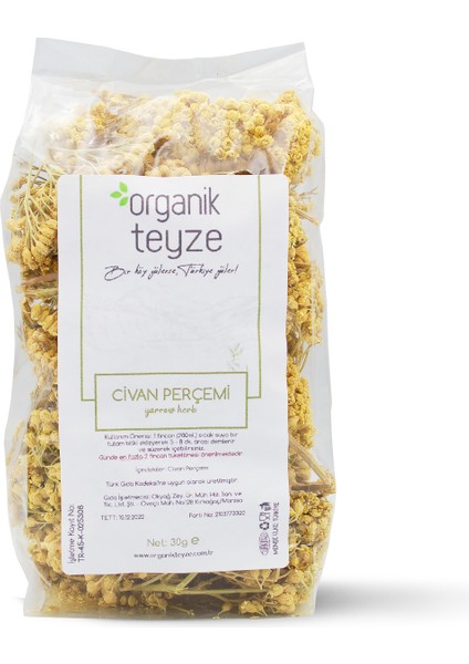 Organik Teyze Sevinç Teyze Civan Perçemi 30 gr