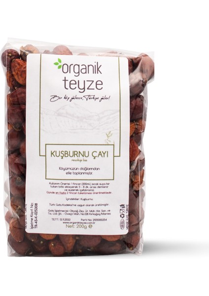 Organik Teyze Sevinç Teyze Kuşburnu Çayı 200 gr