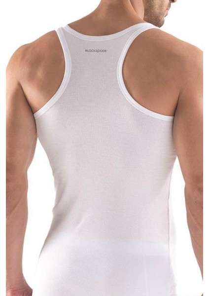 Erkek Sporcu Fitilli Kaşkorse Beyaz Atlet 9340 Blackspade fiyatları
