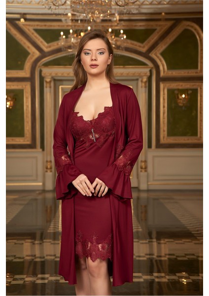 BARİNA 642 BAYAN BORDO UZUN PENYE 6 LI SET