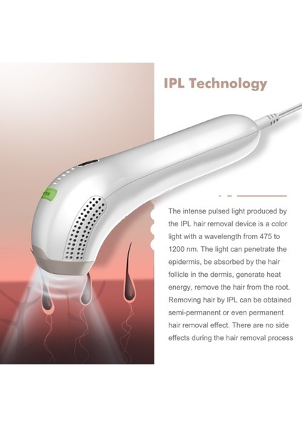 TB-1755 IPL Intense Pulse Light Technology Lazer Epilasyon Tüy Alma Cihazı