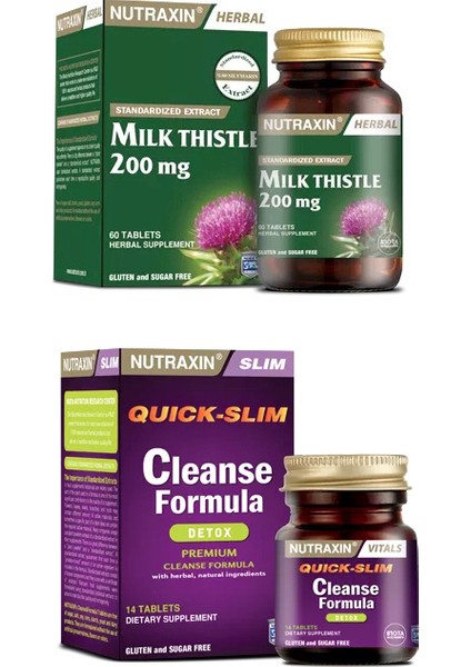 Milk Thistle 60 Tablet + Cleanse Formula 14 Tablet