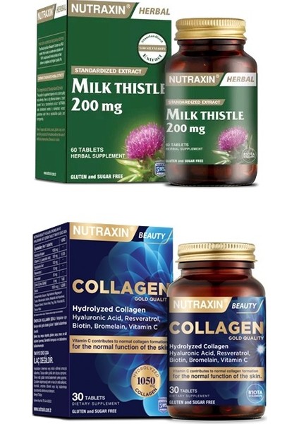 Milk Thistle 60 Tablet + Hidrolize 30 Tablet