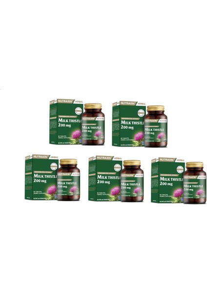 Milk Thistle 60 Tablet X5 Adet