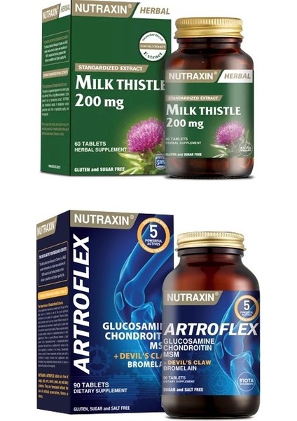 Milk Thistle 60 Tablet + Artroflex 90 Tablet