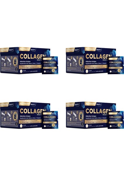 Gold Collagen Plus 10000 Mg Ananas Aromalı 30 Saşe X4 Adet