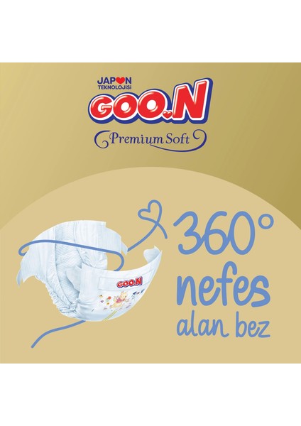 Premium Soft Bebek Bezi Beden:4 (9-14 kg) Maxi 128 Adet Ekonomik Fırsat Paket