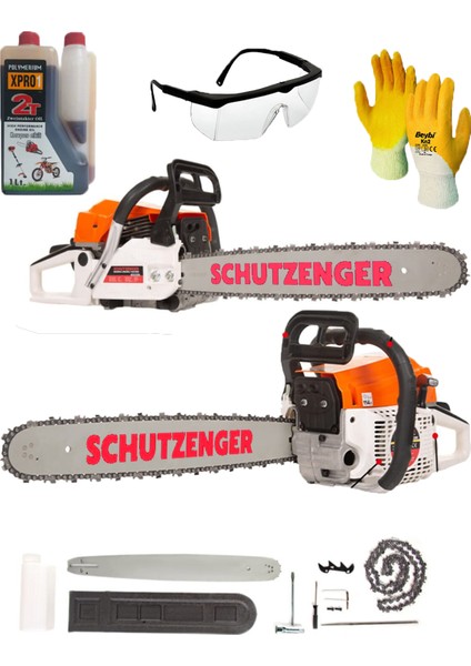 Benzinli Testere 6.0 Hp Ağaç Odun Dal Kesme Makinesi Motorlu Testere SC-6000 SC6520