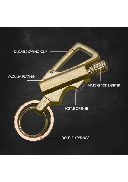 SM-467T Benzinli Anahtarlık Kibrit Çakmak Altın Renk fiyatları