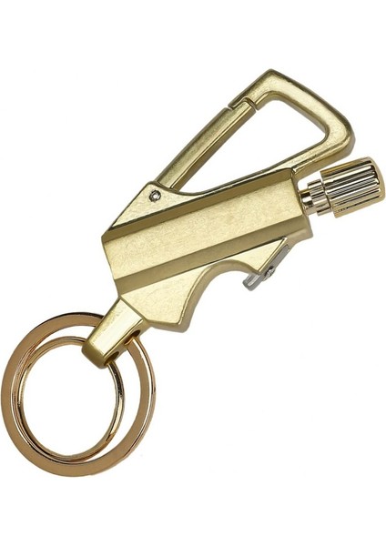 SM-467T Benzinli Anahtarlık Kibrit Çakmak Altın Renk fırsatları