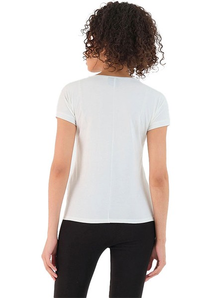 PLAY Kadın Tişört Ekru