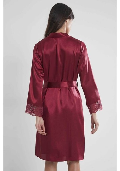 Sütyen Kaplı Sabahlık Gecelik Set 4265
