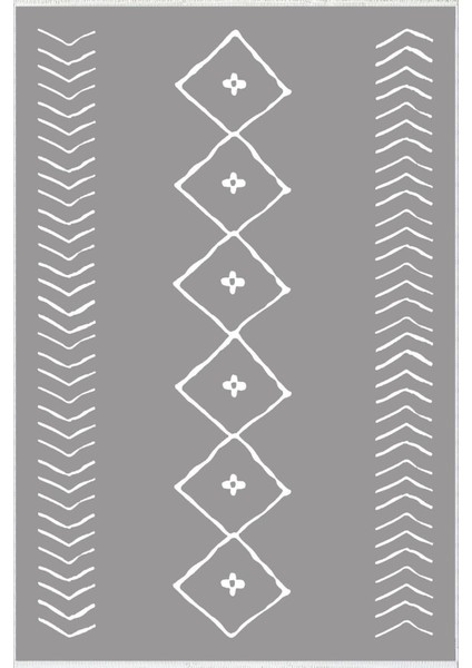 Salon Halısı Otantik Eskitme Gri Kaydırmaz Kesme Yıkanabilir Ince Halı Tüysüz Kilim fiyatları