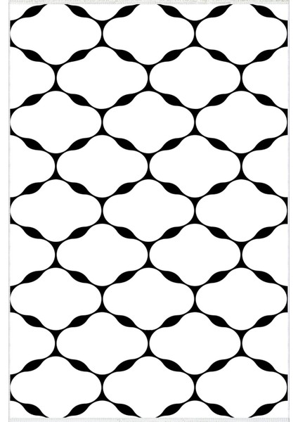 Salon Halısı Modern Geometrik Beyaz Siyah Krem Kaydırmaz Kesme Yıkanabilir Ince Halı Tüysüz Kilim fiyatları