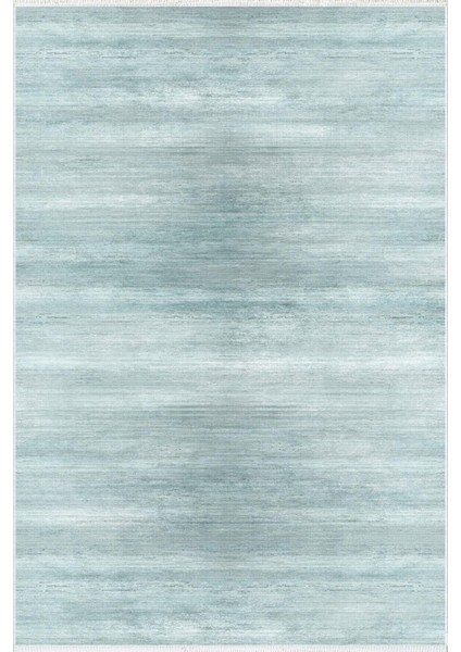 Modern Eskitme Turkuaz Mavi Kaydırmaz Kesme Yıkanabilir Ince Halı fiyatları