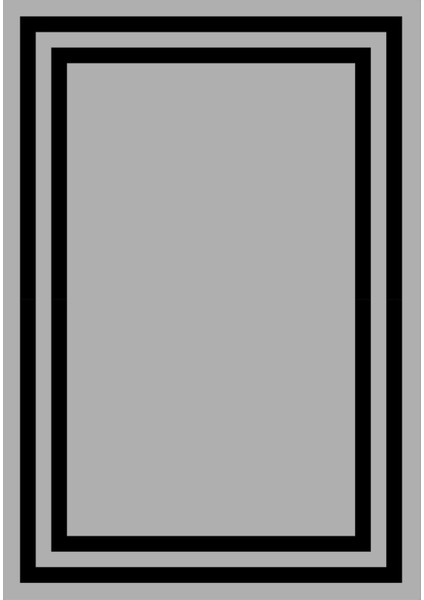 Modern Gri Dijital Baskı Halı Kaydırmaz Ince Yıkanabilir fiyatları