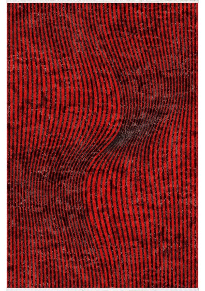 Salon Halısı Modern Geometrik Kırmızı Bordo Kaydırmaz Kesme Yıkanabilir Ince Halı Tüysüz Kilim fiyatları
