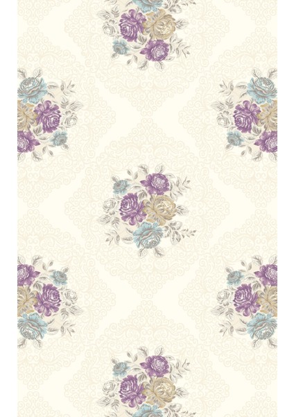 Modern Çiçekli Krem Dijital Baskı Halı Kaydırmaz Ince Yıkanabilir fiyatları