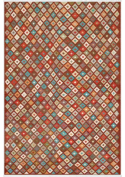 Modern Retro Kahverengi Kaydırmaz Kesme Yıkanabilir Ince Halı fiyatları