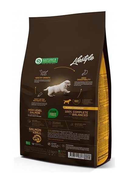 Lifestyle Tahılsız Karides ve Somonlu Başlangıç Yavru Köpek Maması 1.5 kg