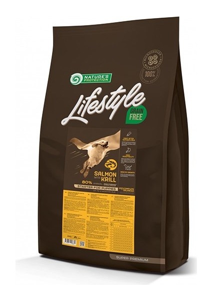 Lifestyle Tahılsız Karides ve Somonlu Başlangıç Yavru Köpek Maması 10+2 kg