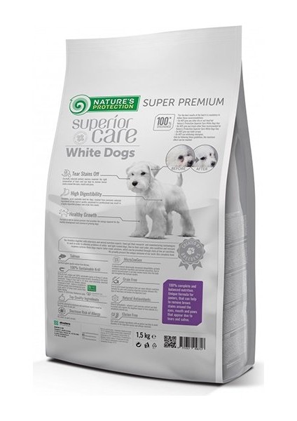 Nature's Protection Junior Puppy Beyaz Tüylü Somonlu Yavru Köpek Maması 17 kg