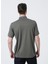 Cm T 712 Regular Fit Jakarlı Haki Erkek Polo T-Shirt 4