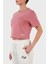 Pamuklu Baskılı Bisiklet Yaka Crop T Shirt Bayan T Shirt 3LTT11 Tjaqz 1413 2
