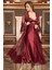 BARİNA 8690 BAYAN BORDO SATEN UZUN 6 LI SET 1