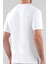 Erkek Silver Kısa Kol Beyaz T-Shirt 9306 Blackspade 2