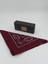 Iki'li Paket %100 Coton Desenli Bordo Renk Bandana Unisex Kadın/erkek Model 1 1