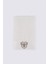 Ayliz Banyo Havlusu Organik Pamuk Nakışlı Krem 80 x 150 cm 4