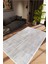 Salon Halısı Modern Eskitme Gri Vizon Kaydırmaz Kesme Yıkanabilir Ince Halı Tüysüz Kilim 1