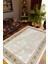Salon Halısı Otantik Eskitme Ekru Kahverengi Krem Kaydırmaz Kesme Yıkanabilir Ince Halı Tüysüz Kilim 1